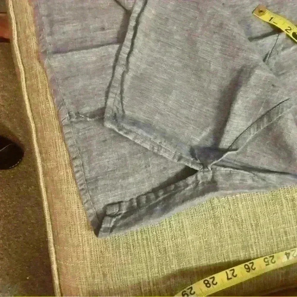 Flax by Jeanne Engelhart Tunic/Shirt/ Artist Gardener Jacket L - Picture 9 of 9